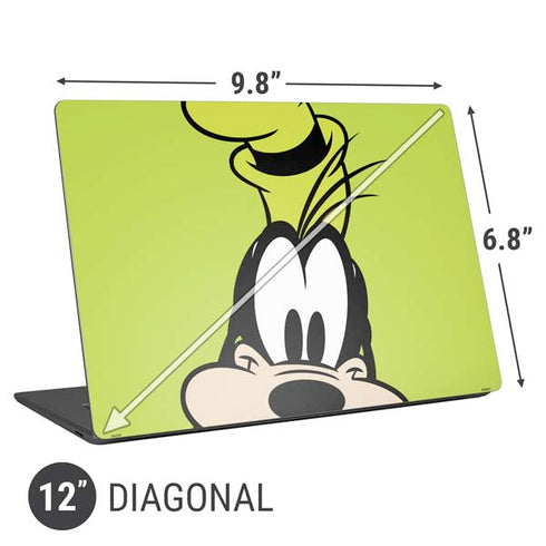 Disney Friends Goofy Up Close Universal Laptop 12in (9.8 x 6.8in) Skin
